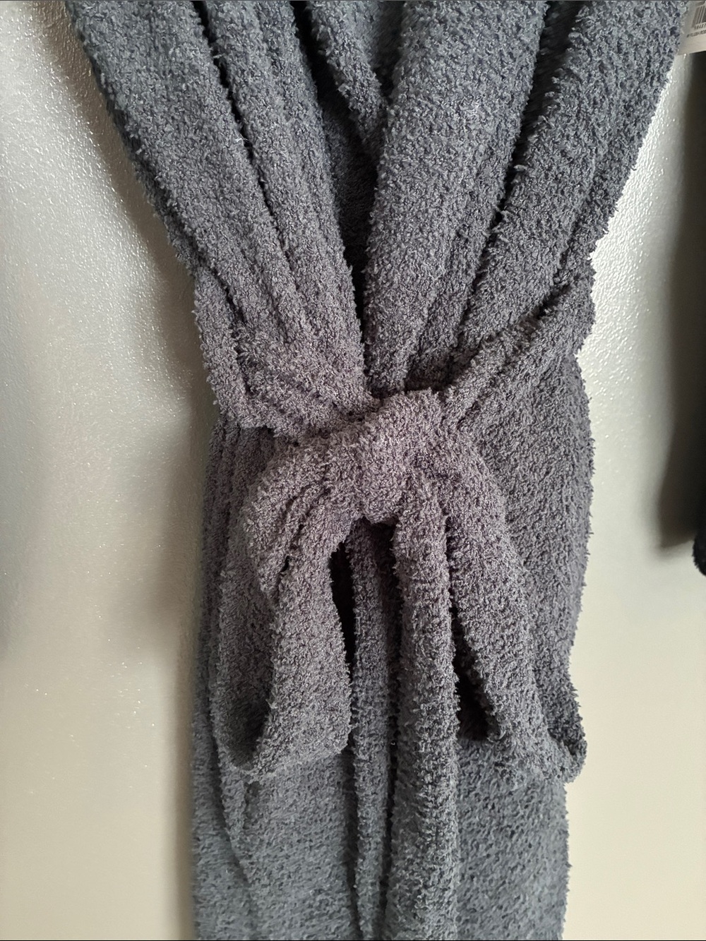 NWT Tommy John black Plush Robe Sz XS/S - Picture 7 of 11